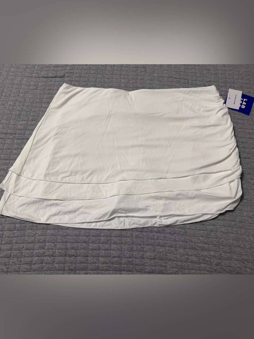 Joylab Women’s True White High Rise Layered Skort